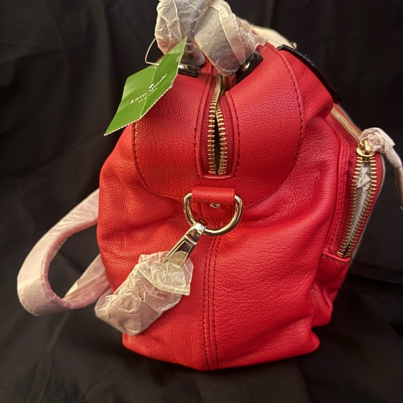 kate spade red and cream typewriter-key crossbody bag - Picture 2 of 10